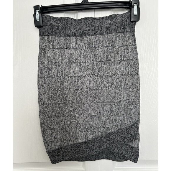 Guess Gray Bandage Skirt Women’s Mini Y2K Pull-on Body-con Size S - Picture 4 of 11